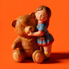 Девочка и медведь — фото 2